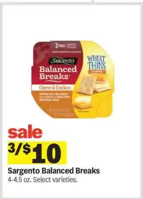 Meijer Sargento Balanced Breaks offer