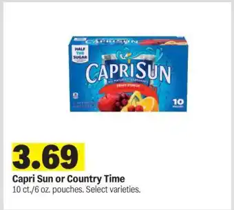 Meijer Capri Sun or Country Time offer
