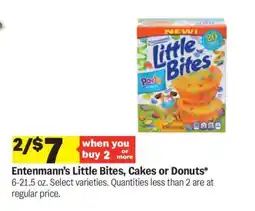 Meijer Entenmann’s Little Bites, Cakes or Donuts offer
