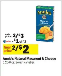 Meijer Annie's Natural Macaroni & Cheese offer
