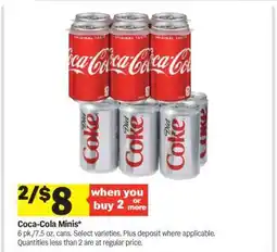Meijer Coca-Cola Minis offer