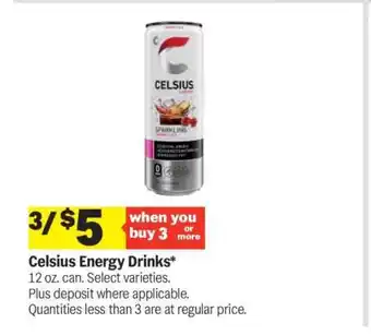Meijer Celsius Energy Drinks offer
