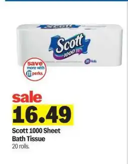 Meijer Scott 1000 Sheet Bath Tissue offer