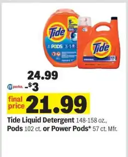 Meijer Tide Liquid Detergent offer