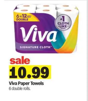 Meijer Viva Paper Towels offer