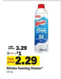 Meijer Windex Foaming Cleaner offer