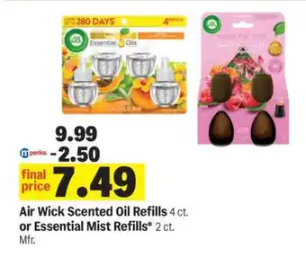 Meijer Air Wick Scented Oil Refills or Essential Mist Refills offer