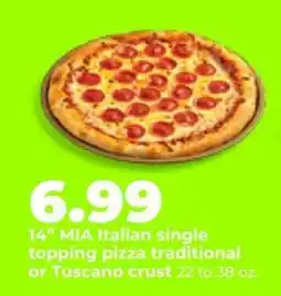 Hy-Vee MIA Italian pizza offer