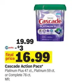 Meijer Cascade Action Pacs offer