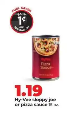 Hy-Vee Hy-Vee sloppy joe or pizza sauce offer