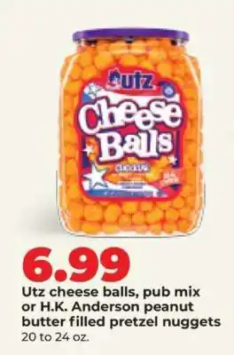 Hy-Vee Utz Cheese Balls offer