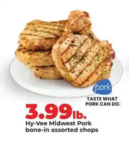 Hy-Vee Hy-Vee Midwest Pork bone-in assorted chops offer