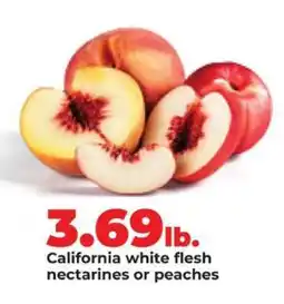 Hy-Vee California white flesh nectarines or peaches offer