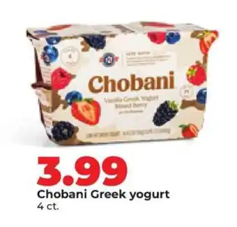 Hy-Vee Chobani Greek Yogurt offer