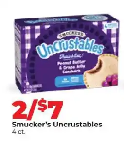 Hy-Vee Smucker's Uncrustables offer