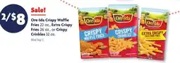Family Dollar Ore-Ida Crispy Waffle Fries, Extra Crispy Fries, or Crispy Crinkles offer