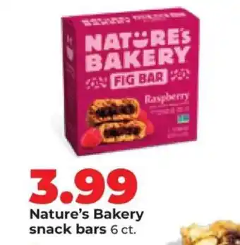 Hy-Vee Nature's Bakery snack bars offer