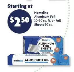 Family Dollar Homeline Aluminum Foil offer