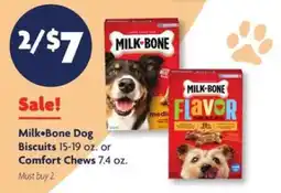 Family Dollar Milk-Bone Dog Biscuits or Comfort Chews offer