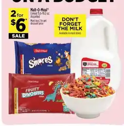 Dollar General Malt-O-Meal Cereal offer