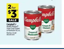 Dollar General Campbell's Healthy Request Cream Soup offer