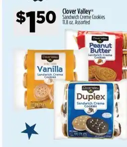 Dollar General Clover Valley Sandwich Creme Cookies offer