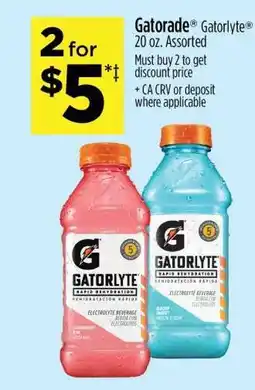 Dollar General Gatorade Gatorlyte offer