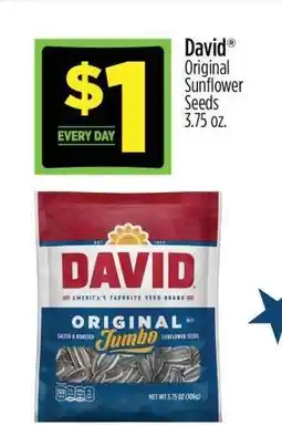 Dollar General David Original Sunflower Seeds offer