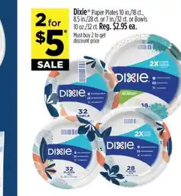 Dollar General Dixie Paper Plates offer