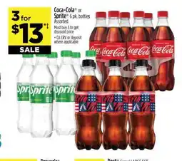 Dollar General Coca-Cola or Sprite 6 pk. bottles offer