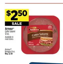 Dollar General Armour Cotto Salami offer