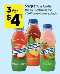 Dollar General Snapple offer