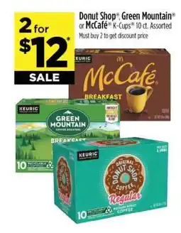 Dollar General Donut Shop , Green Mountain or McCafé K-Cups offer