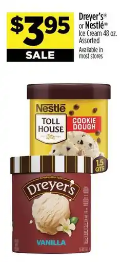Dollar General Dreyer's or NestlΓ© Ice Cream offer