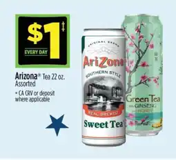Dollar General Arizona Tea 22 oz. Assorted offer