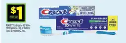 Dollar General Crest Toothpaste offer