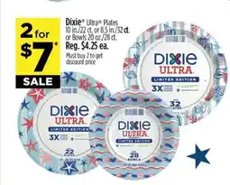 Dollar General Dixie Ultra Plates or Bowls offer