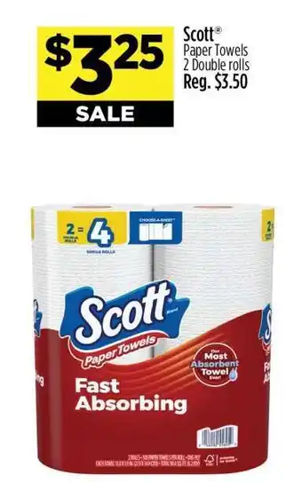 Dollar General Scott Paper Towels offer