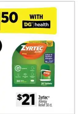 Dollar General Zyrtec offer