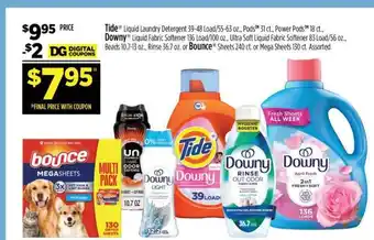 Dollar General Tide, Downy, Bounce offer