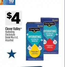 Dollar General Clover Valley Hydrating Electrolyte Drink Mix 4 ct. Assorted offer