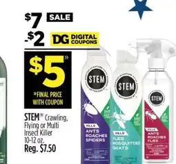 Dollar General STEM Crawling, Flying or Multi Insect Killer offer