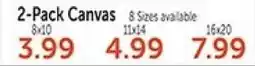 Hobby Lobby 2-Pack Canvas offer