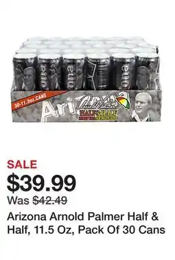 Office Depot Arizona Arnold Palmer Half & Half, 11.5 Oz, Pack Of 30 Cans offer
