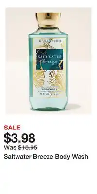 Bath & Body Works Saltwater Breeze Body Wash offer