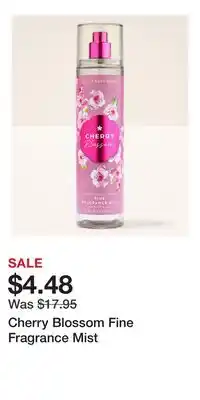 Bath & Body Works Cherry Blossom Fine Fragrance Mist offer
