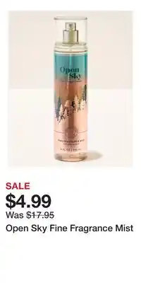 Bath & Body Works Open Sky Fine Fragrance Mist offer