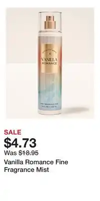 Bath & Body Works Vanilla Romance Fine Fragrance Mist offer