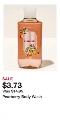 Bath & Body Works Pearberry Body Wash offer