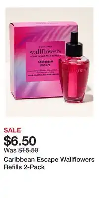Bath & Body Works Caribbean Escape Wallflowers Refills 2-Pack offer